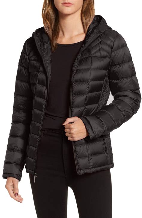 michael kors gray puffer coat nordstrom|Michael Kors packable puffer.